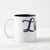 Mijn hart is en zal altijd van jou zijn. tweekleurige koffiemok (Links)