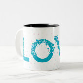 Mijn hart is en zal altijd van jou zijn. tweekleurige koffiemok (Voorkant links)