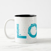 Mijn hart is en zal altijd van jou zijn. tweekleurige koffiemok (Links)