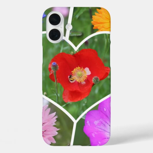 Mijn hart is gevuld met bloemen foto-inklage Case-Mate iPhone case (Achterkant)