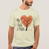 Mijn Hart is Herfst licht shirt (Voorkant)