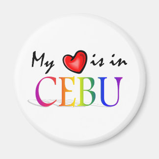 Mijn hart is in CEBU Koelkast Magnet