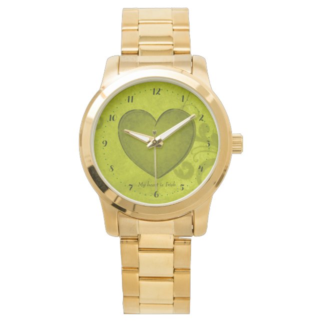 Mijn hart is Irish Watch Horloge (Voorkant)