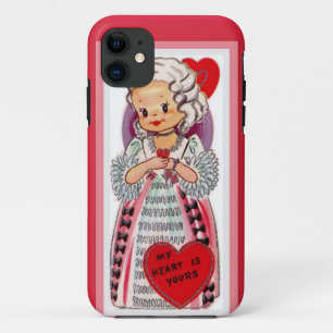 Mijn hart is jouw Valentijn van de Franse dame iPhone 11 Hoesje