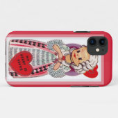 Mijn hart is jouw Valentijn van de Franse dame Case-Mate iPhone Case (Achterkant (horizontaal))