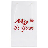 Mijn hart is jouw Valentijnsdag Klein Cadeauzakje (Voorkant)