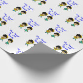 Mijn hart is jullie Valentijn van overdekte parasa Cadeaupapier (Hoek)