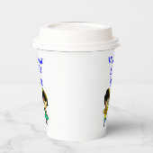 Mijn hart is jullie Valentijn van overdekte parasa Papieren Bekers (Links)