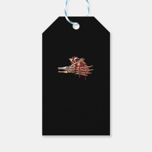 Mijn hart is klassiek voor je handen cadeaulabel (Voorkant)