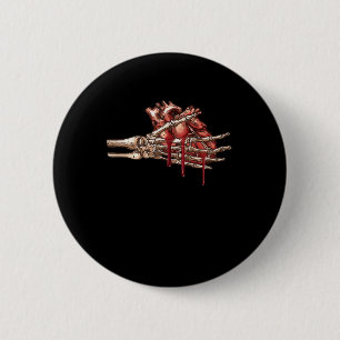 Mijn hart is klassiek voor je handen ronde button 5,7 cm