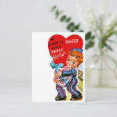 Mijn hart is lief voor een Valentijn zoals jij Feestdagenkaart (Staand voorkant)