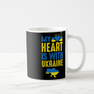 Mijn hart is met Oekraïne  Koffiemok