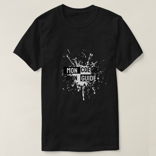 Mijn hart is mijn gids t-shirt (Design voorkant)