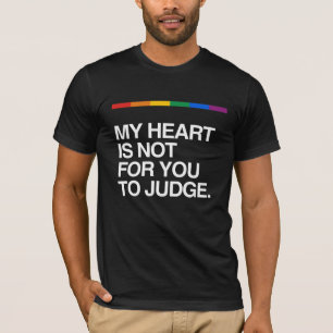 MIJN HART IS NIET AAN U OM TE BESPREKEN. T-SHIRT
