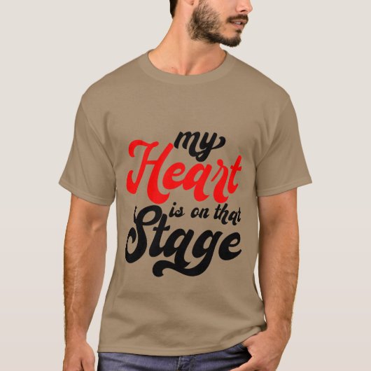 Mijn hart is Onhat Stage jongen T-shirt (Voorkant)