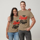 Mijn hart is Onhat Stage jongen T-shirt (Unisex)