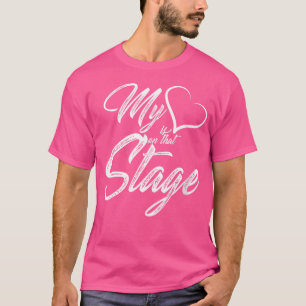 Mijn Hart Is Op Dat Dansrecital Op Het Podium Ball T-shirt