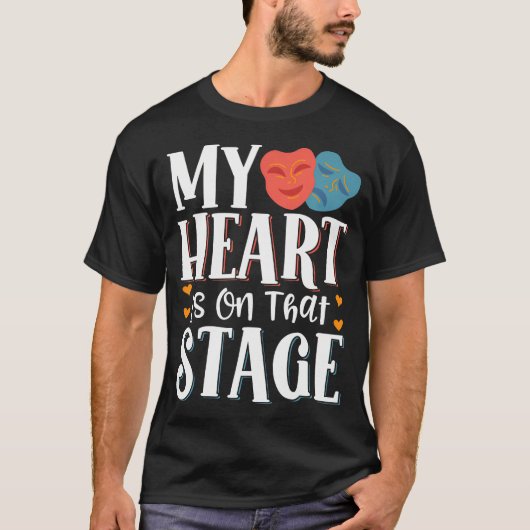 Mijn Hart Is Op Dat Podium T-shirt (Voorkant)