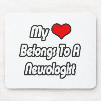 Mijn hart is van een neuroloog muismat