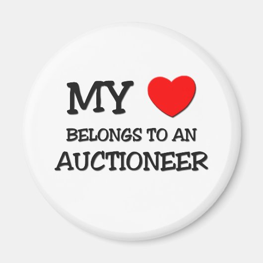 Mijn hart is van een veilingmeester magneet (Voorkant)