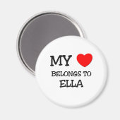 Mijn hart is van ELLA Magneet (Voorkant / Achterkant)