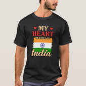 Mijn hart is van India T-shirt (Voorkant)