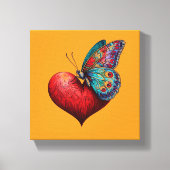 Mijn hart is van jou canvas afdruk (Voorkant)