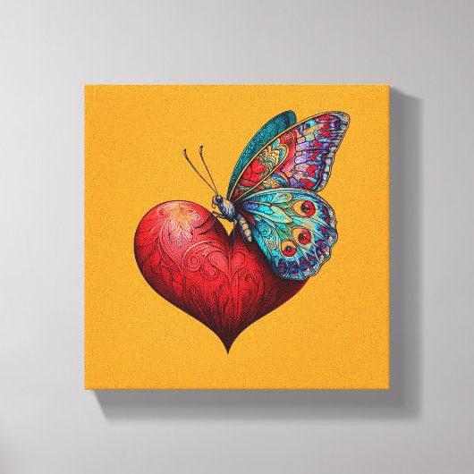 Mijn hart is van jou canvas afdruk (Voorkant)