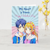 Mijn hart is van jou | Fijne Valentijnsdag Kaart (Gele Bloem)