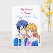 Mijn hart is van jou | Fijne Valentijnsdag Kaart (Gele Bloem)