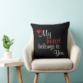 Mijn hart is van jou. kussen (Stoel)