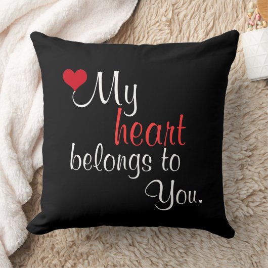 Mijn hart is van jou. kussen (Deken)