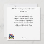 Mijn hart is van jou muizen bloemenmolen Waterverf Feestdagenkaart (Achterkant)