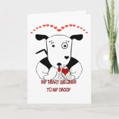 Mijn hart is van mijn pappie kaart (Voorkant)