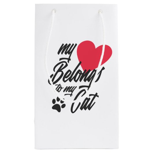 Mijn hart is van mijn Valentijn | Cadeautasje (Achterkant)