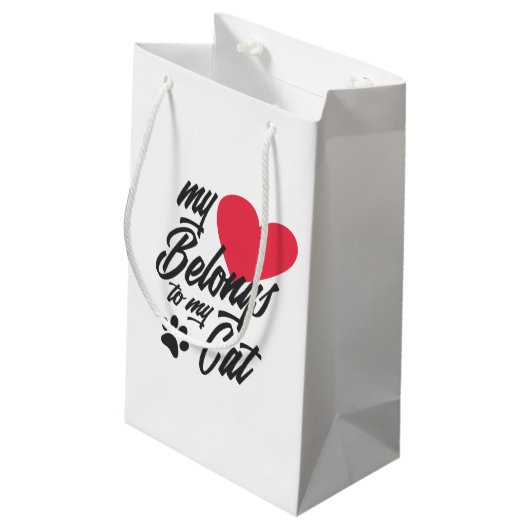 Mijn hart is van mijn Valentijn | Cadeautasje (Achterkant Gekanteld)