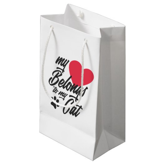 Mijn hart is van mijn Valentijn | Cadeautasje (Voorkant Gekanteld)