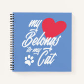 Mijn hart is van mijn Valentijn | Notitieboek (Voorkant)