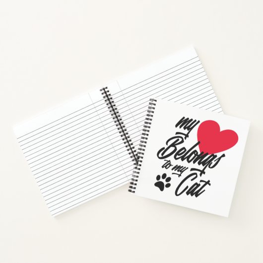 Mijn hart is van mijn Valentijn | Notitieboek (Binnen)