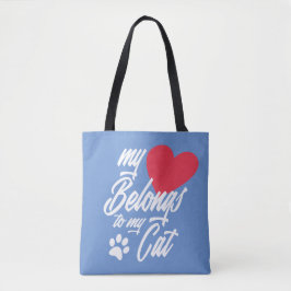 Mijn hart is van mijn Valentijn | Tote bag