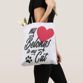 Mijn hart is van mijn Valentijn | Tote bag (Dichtbij)