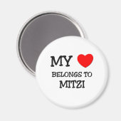 Mijn hart is van MITZI Magneet (Voorkant / Achterkant)