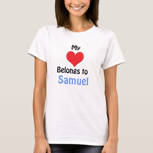 Mijn hart is van Samuel T-shirt (Voorkant)