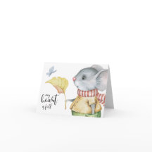 Mijn hart is vol, muis en vlinder