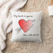 Mijn hart is voor altijd van jou kussen (Deken)