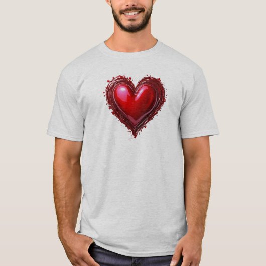 Mijn hart is weg. t-shirt (Voorkant)