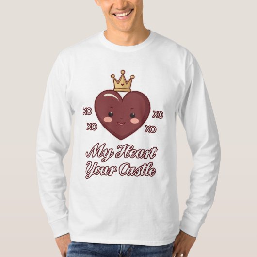 Mijn Hart, Jouw Kasteel T-shirt (Voorkant)