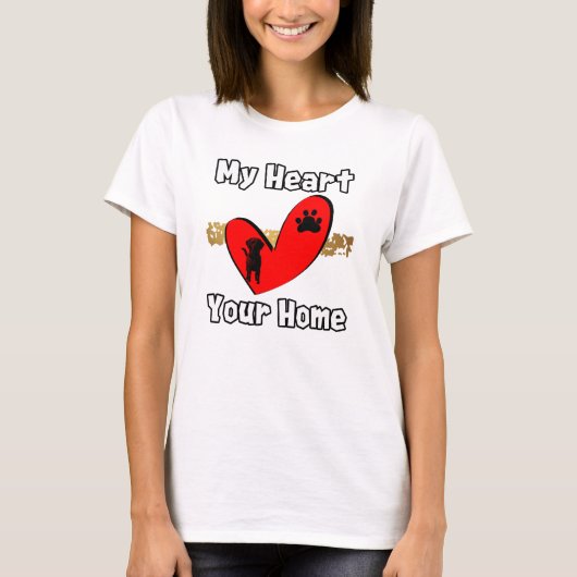 Mijn Hart, Jouw Thuis T-shirt (Voorkant)