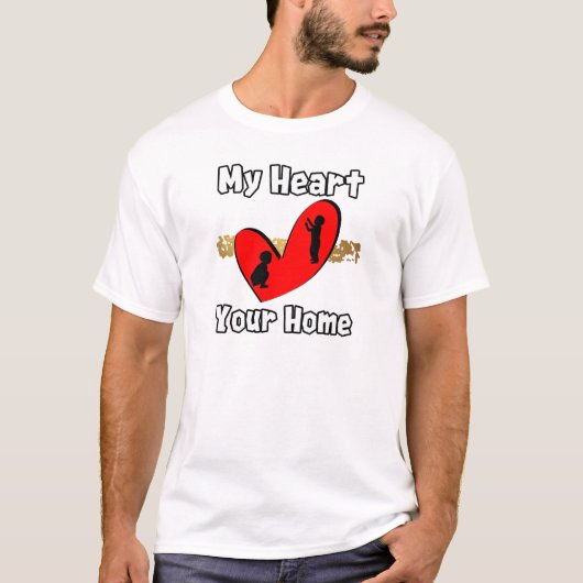 Mijn Hart, Jouw Thuis T-shirt (Voorkant)