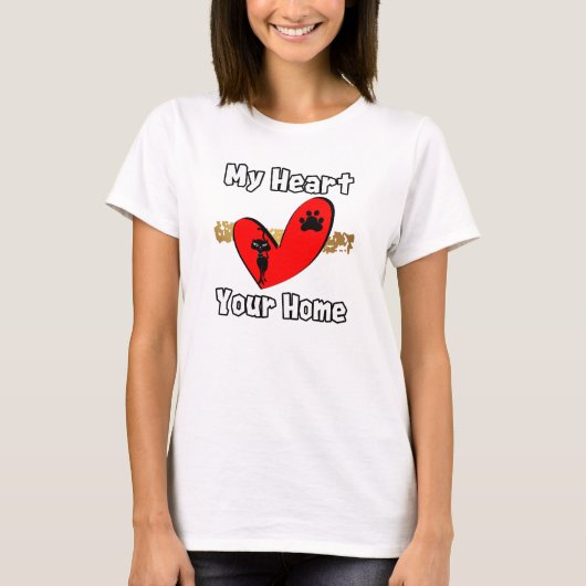 Mijn Hart, Jouw Thuis T-shirt (Voorkant)